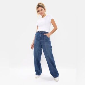 American Eagle Dreamy Drape Wide Leg Jeans